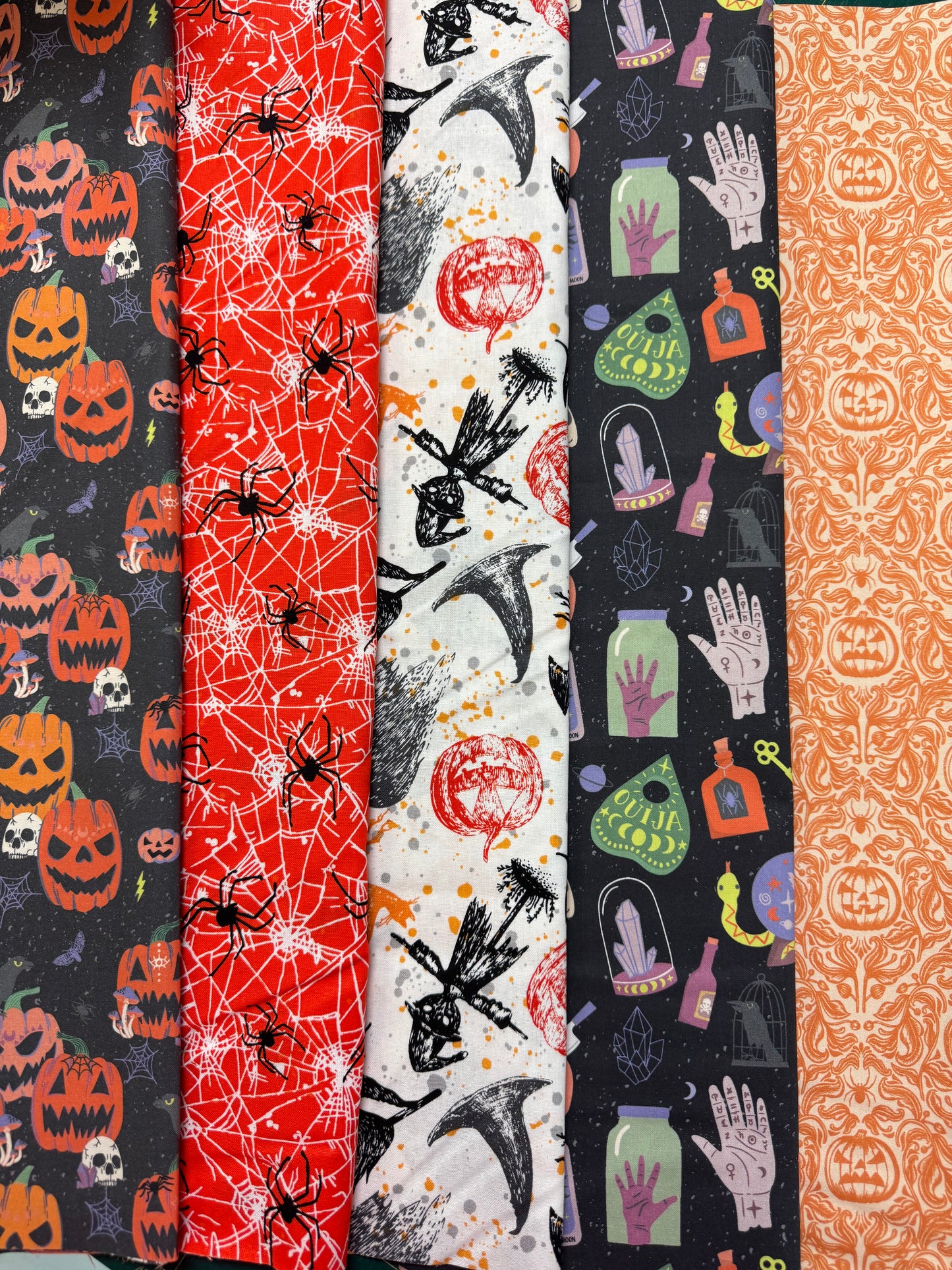 Halloween Fabric Pack - 5 x 1/2m
