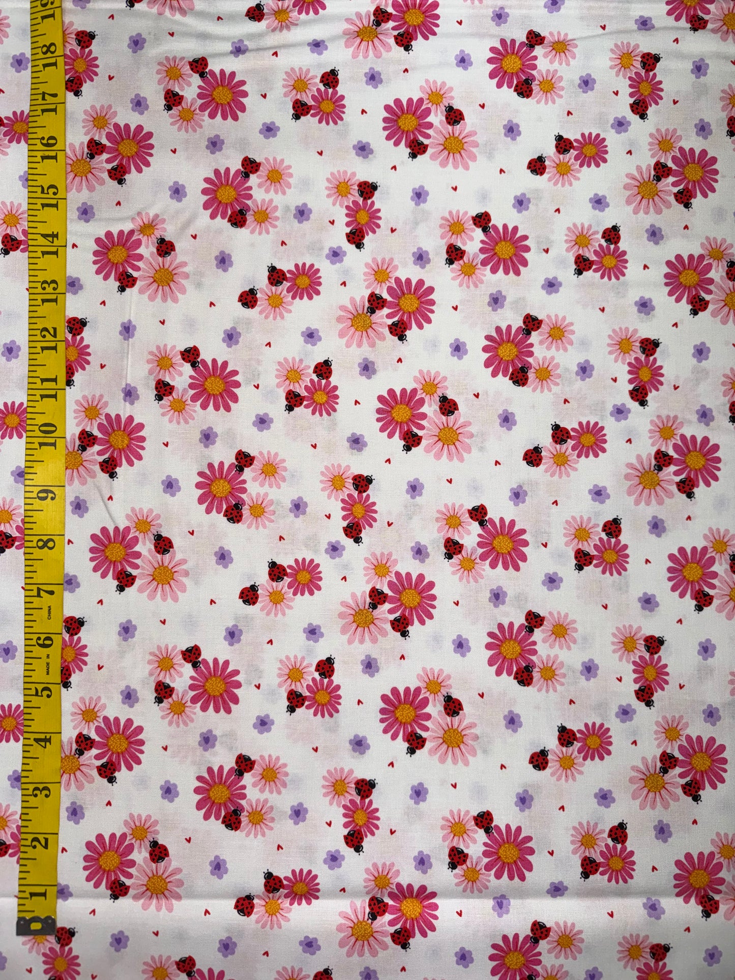 Little Ladies - Pink Daisies and Ladybugs