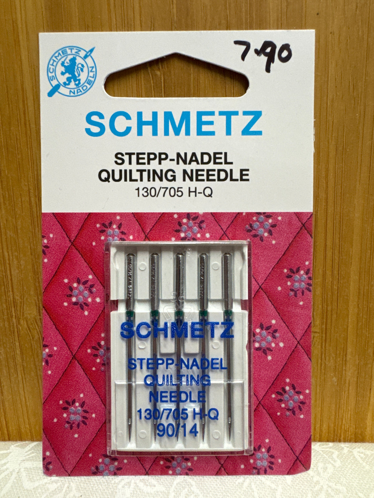 SCHMETZ Quilting Sewing Machine Needles - Pack of 5 - 90/14