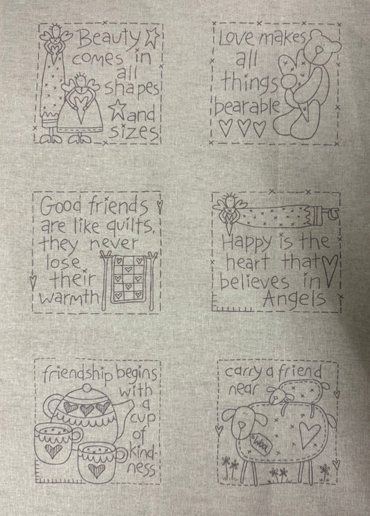 DV7640 Sweet Sentiments Stitchery