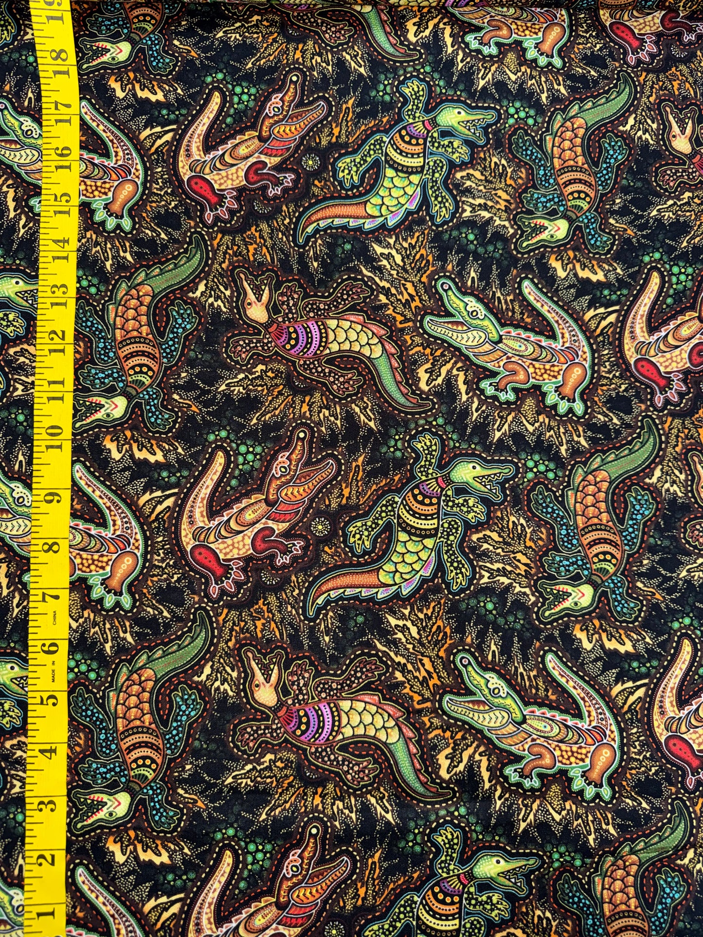 TJUKURPA LAND - Crocodiles in Browns