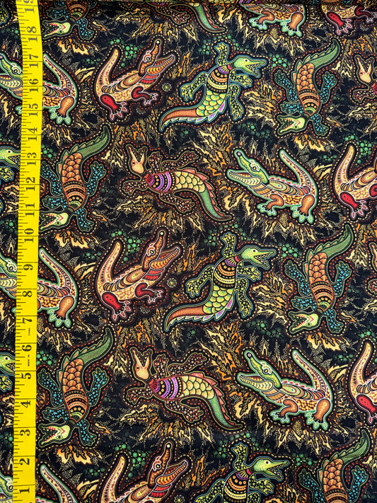 TJUKURPA LAND - Crocodiles in Browns