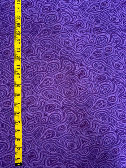 TJUKURPA LAND - Swirls in Purple