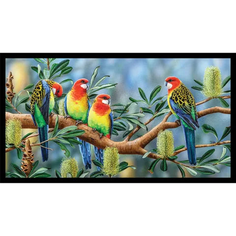 Natalie Jane Parker Fabric Panel - Rosellas
