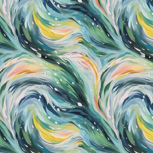 Abstract Waves Wideback 108" - DV7457