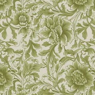 Fleur Green Vintage Wideback 108" - DV7474