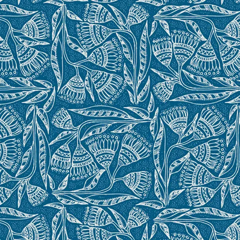 DV7537 Earth Collection - Blue Gum Flora Design