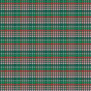 Christmas Fundamentals 1/8" Check Green DVC1113