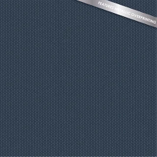 Christmas Fundamentals Pinpricks Navy Blue - Gold Metallic DVC1206