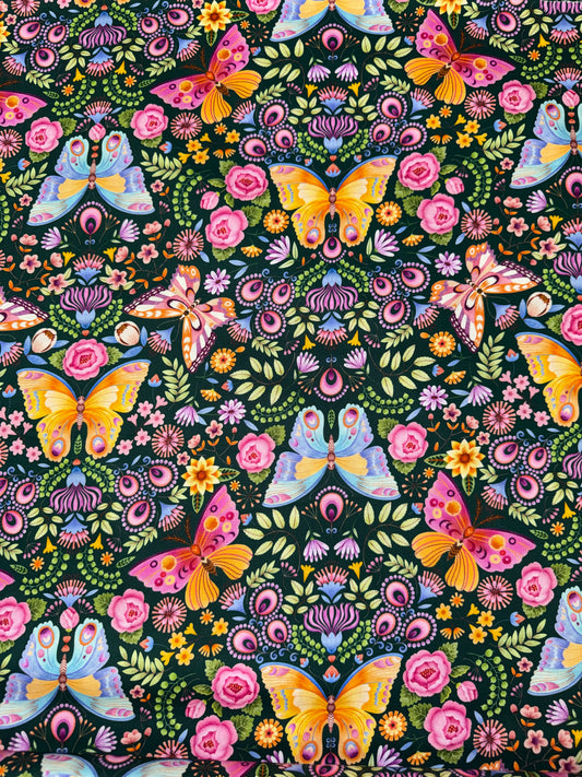 Flutter - Large Orange and Blue Butterflies