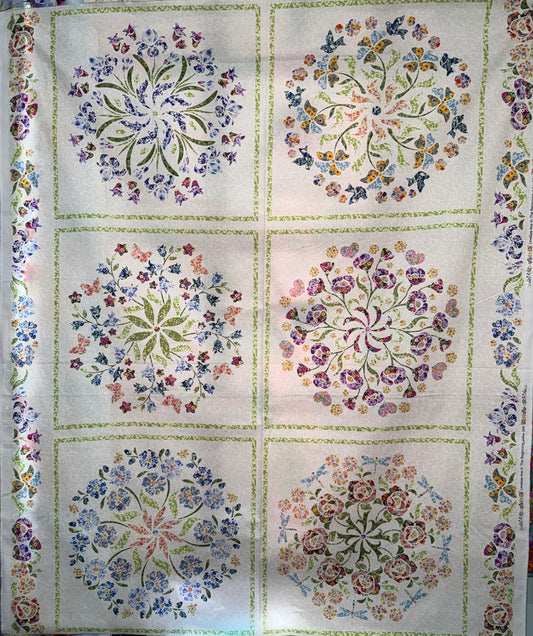 Lovelies by Jason Yenter - 6 Circles with Border Panel
