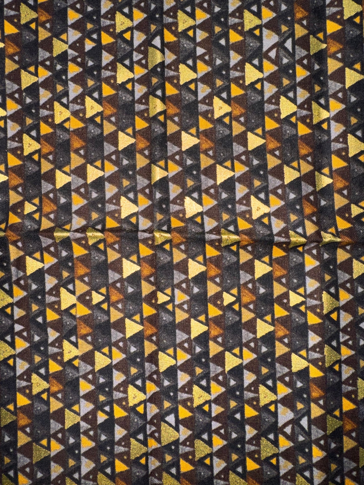 Gustav Klimt Gold and Black Triangles