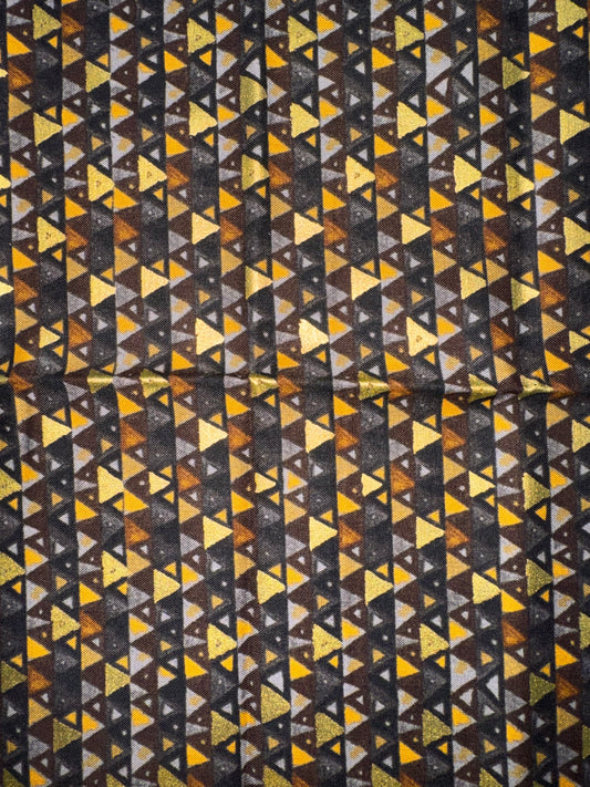 Gustav Klimt Gold and Black Triangles