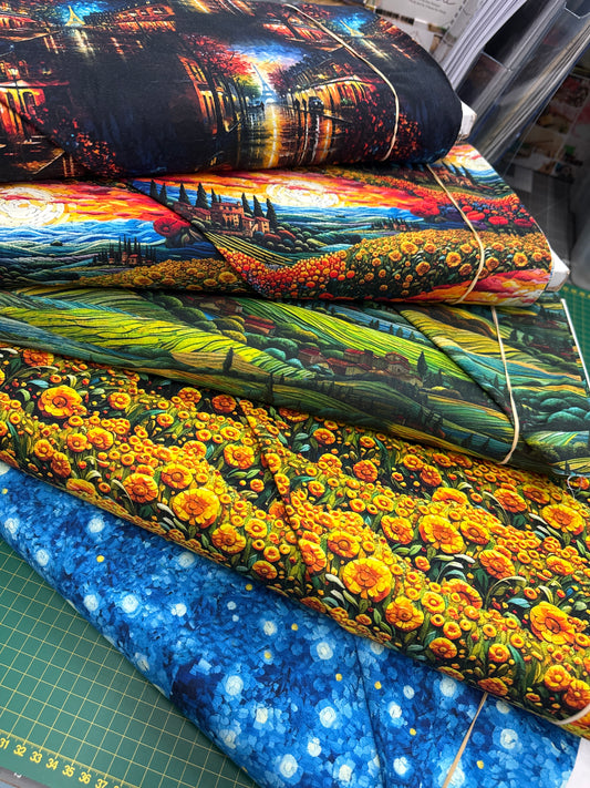 C’est Magnifique - 1/2 metre Pack of 5 different fabrics.