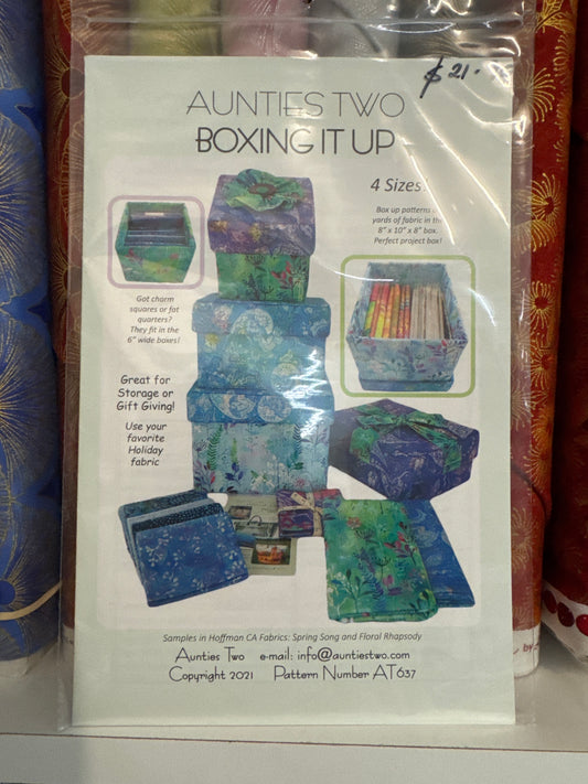 Aunties Two Patterns- Boxing it up