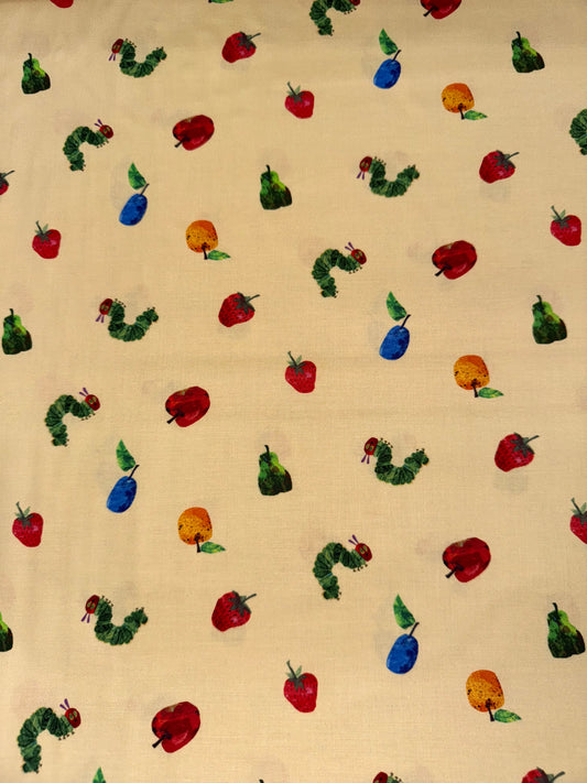 Very Hungry Caterpillar - Snack Time on Yellow Background