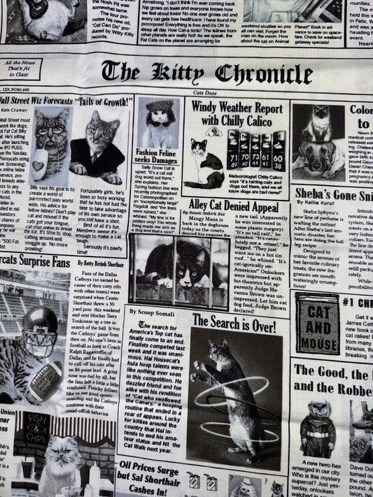 The Kitty Chronicle - Newspaper print