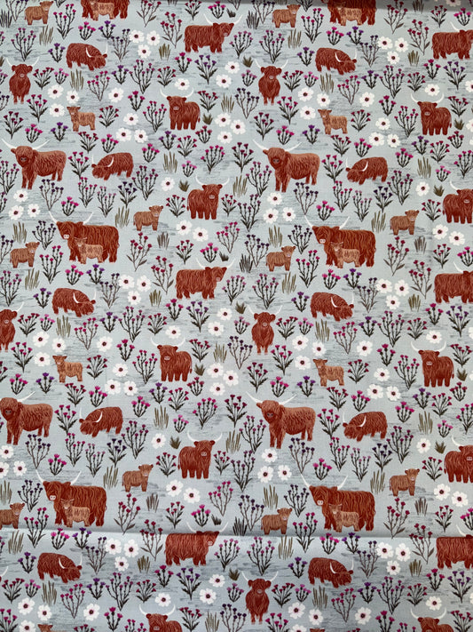 A Celtic Summer - Summer Meadow Highland Cows