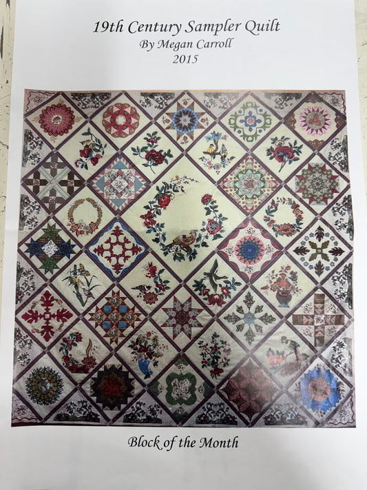 19th Century Sampler Quilt Kit by Megan Carrol