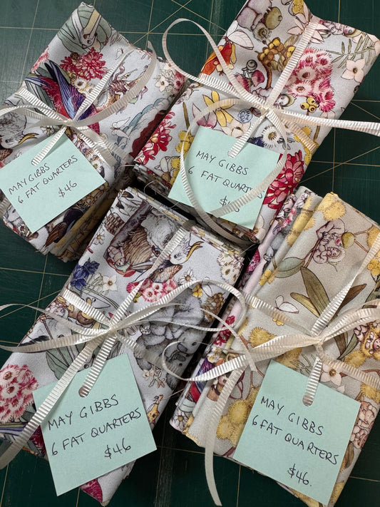 May Gibbs Set of 6 Fat Quarters