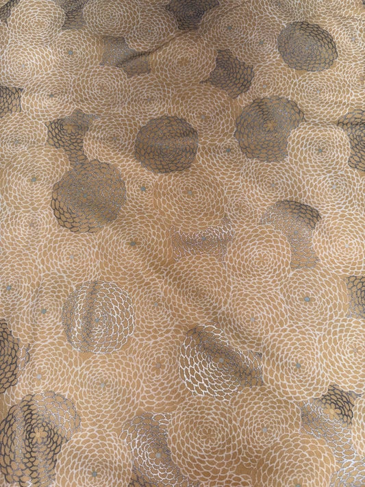 Robert Kaufman - Imperial Collection Pearl Cream Flowers