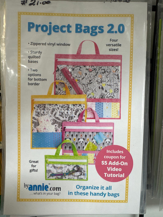 By Annie Pattern - Project Bags 2.0