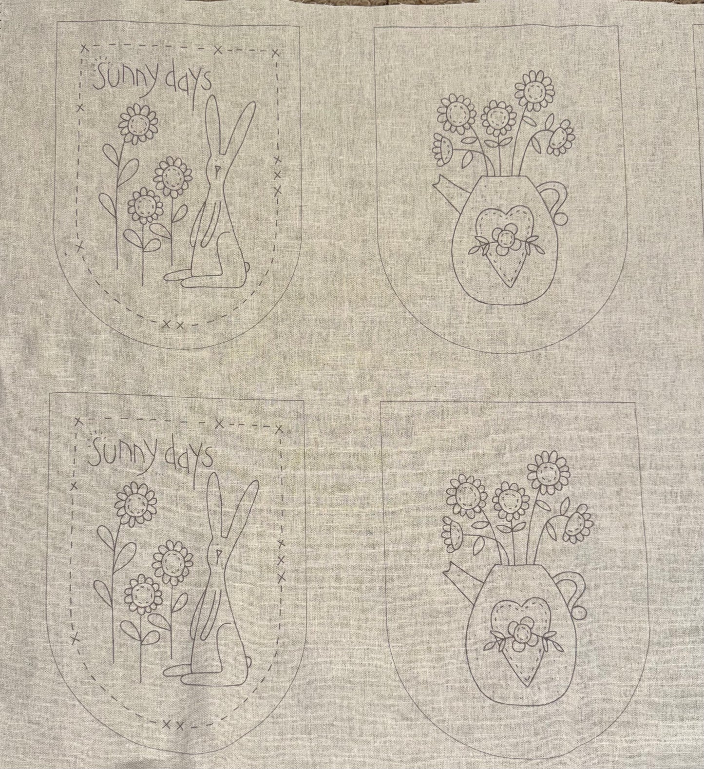 DV3287 Stitchery - Birdhouse Bunting