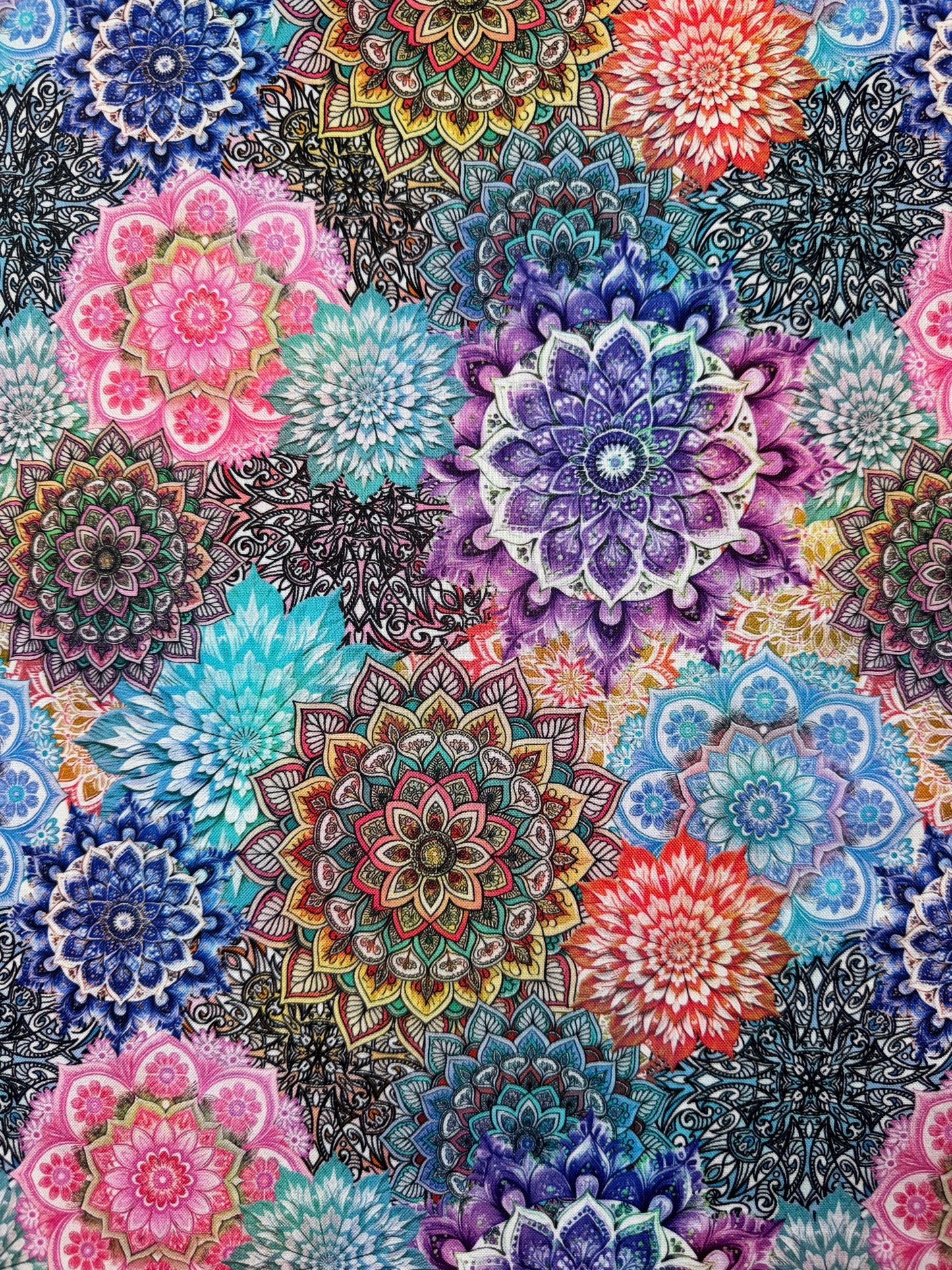 Lush Petals Multicoloured Bright Mandala