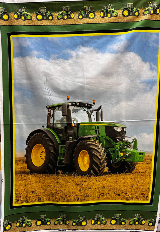 Farm Machinery, Big Green John Deere Tractor, 75cm wide