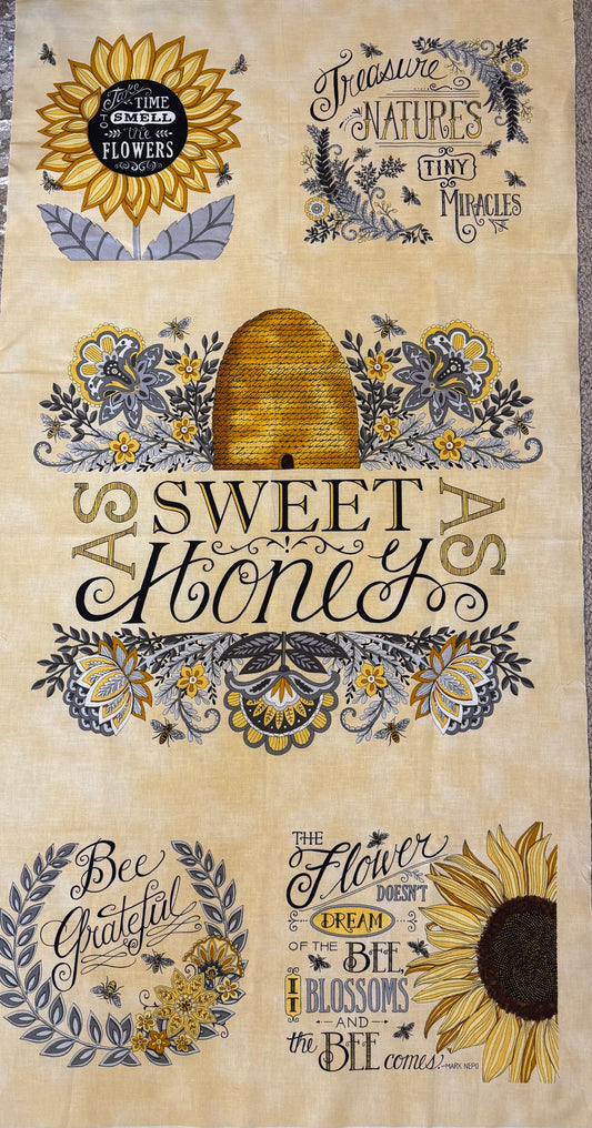 Bee Grateful Panel and Fat Quarter Set - by Deb Strain for Moda