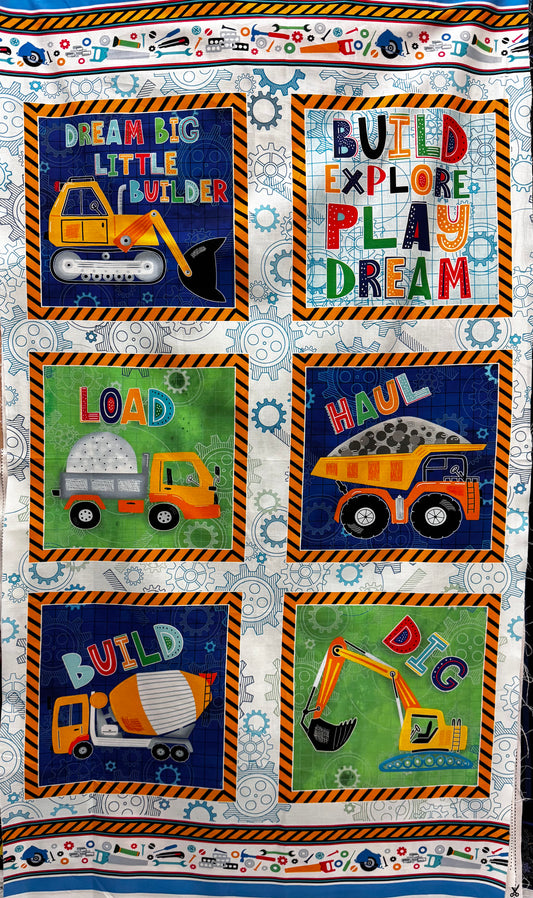 Dream Big Little Builder Panel 60cm wide  20 available