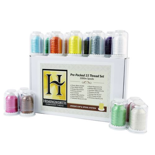 Hemingworth Thread Set 15 x 1000m Spools