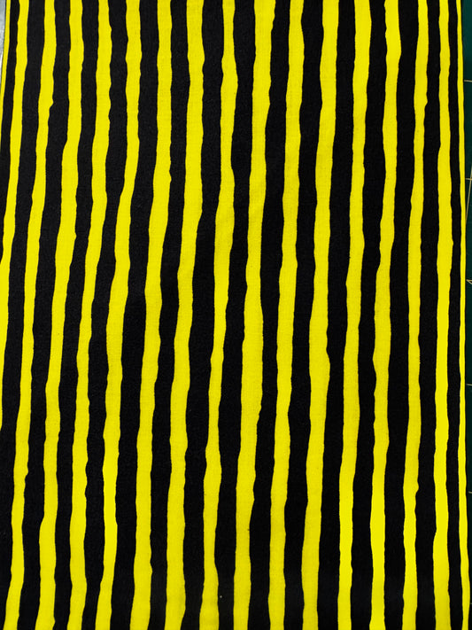 Kaffe Fassett Comb Stripe - Yellow 7 x 1/2m available