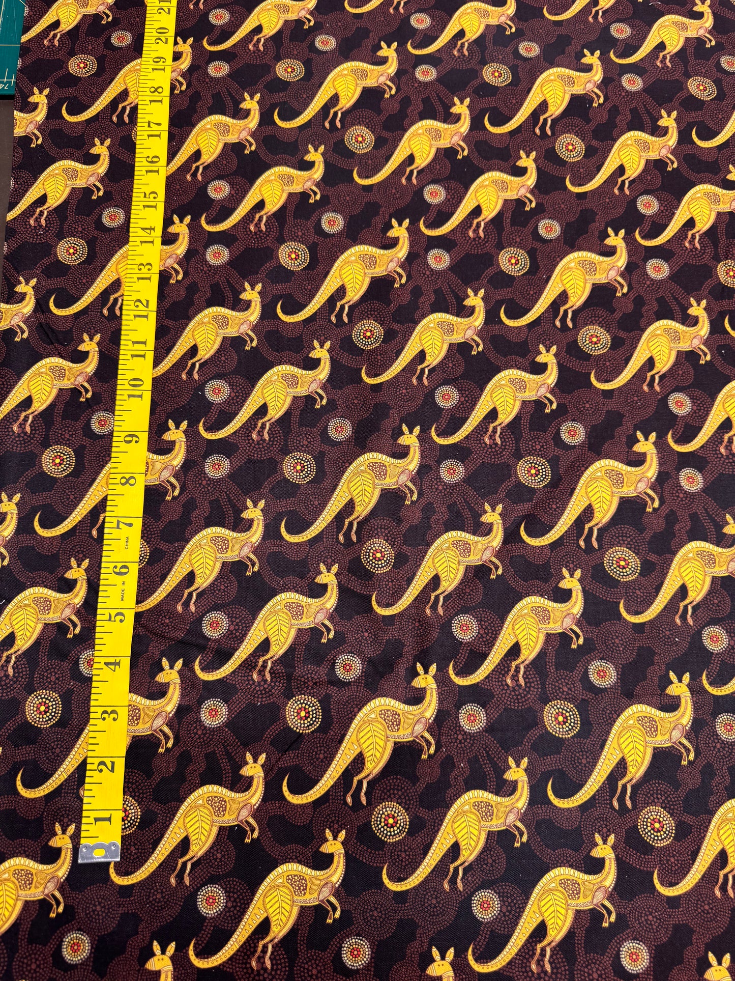 Aussie Allovers Kangaroos in Yellow and Brown.  13m available