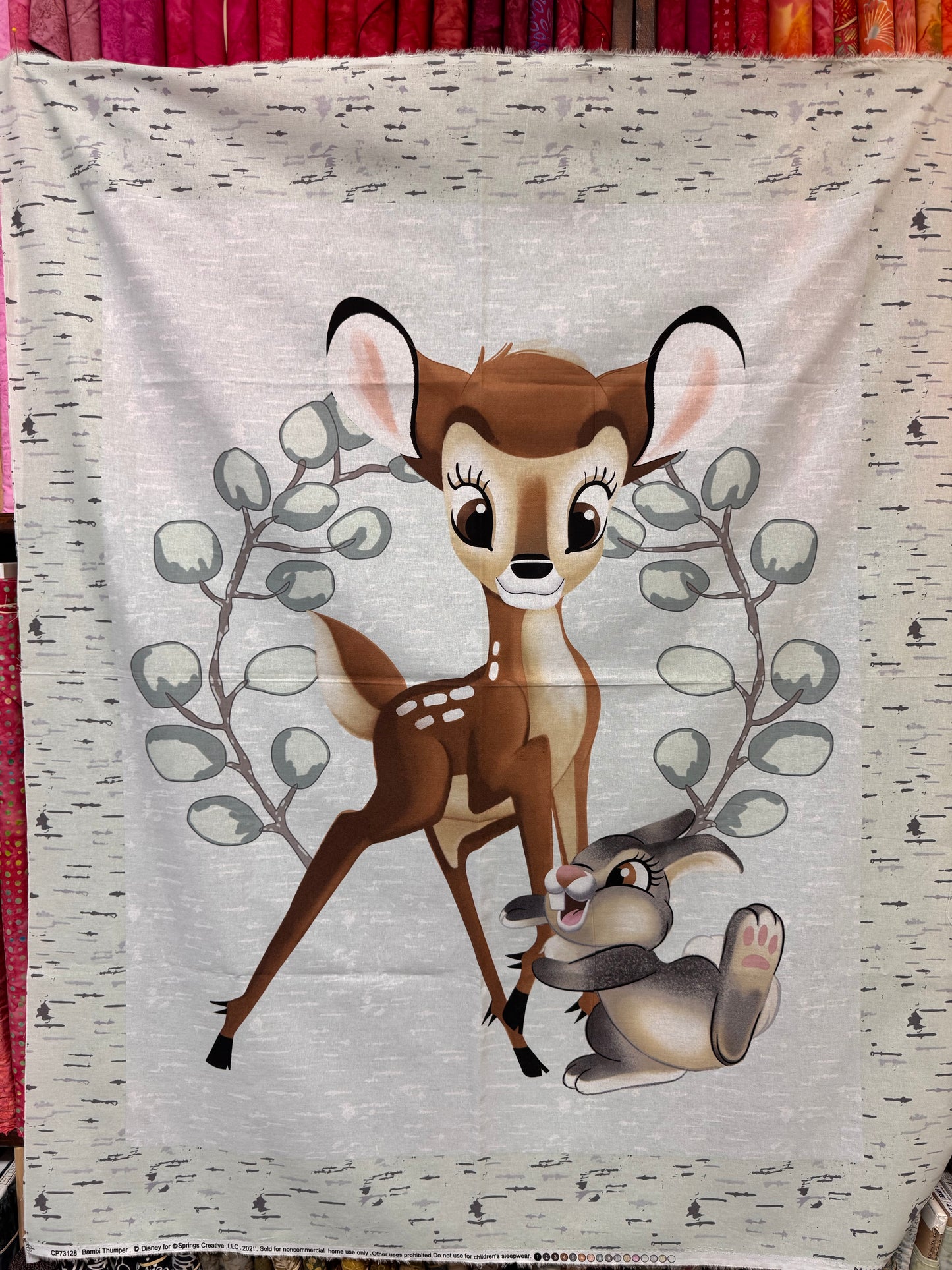 Bambi Fabric Panel Kit with matching Bambi fabric