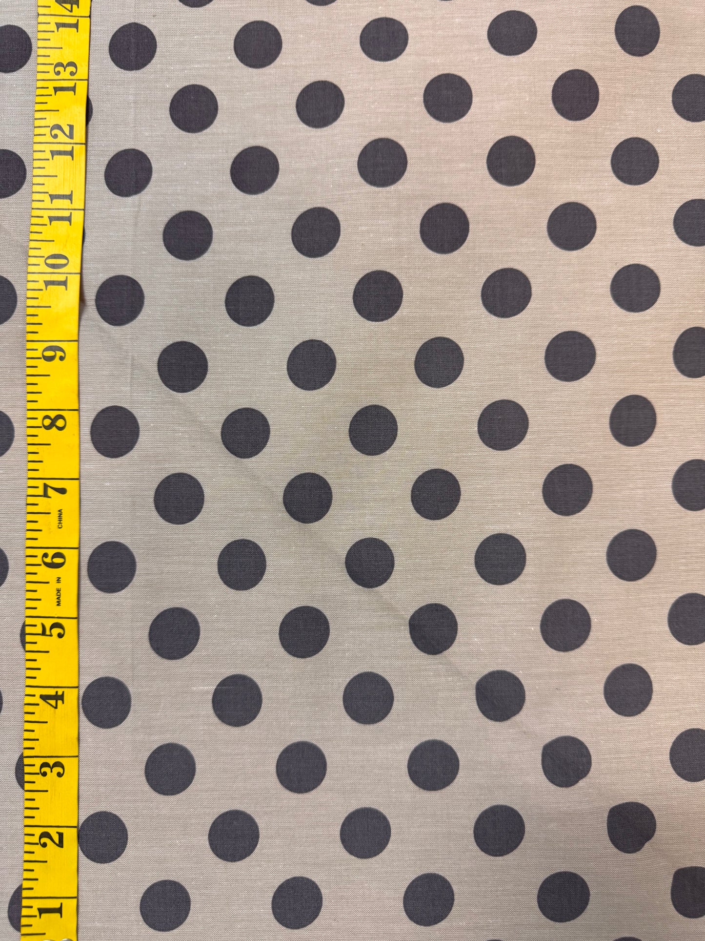 SALE - Tilda Chambray Dots - Charcoal Fat Quarter pieces