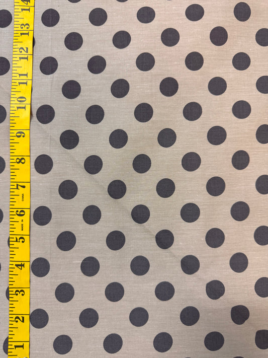 SALE - Tilda Chambray Dots - Charcoal Fat Quarter pieces