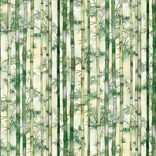 Koi Pond Bamboo Green