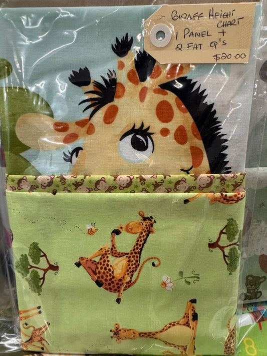 Giraffe Height Chart Panel Kit
