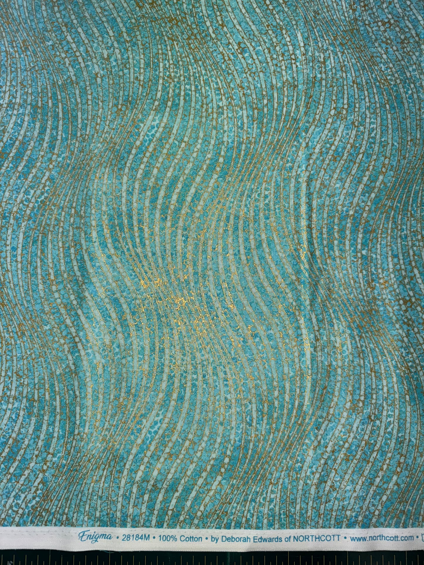 Enigma Shimmer Waves Turquoise