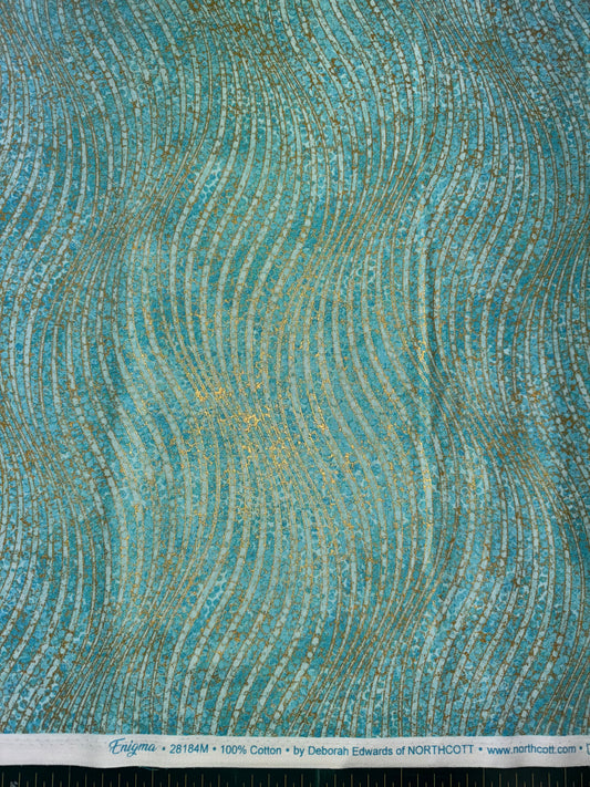 Enigma Shimmer Waves Turquoise
