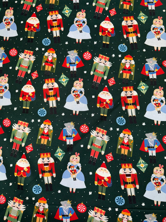 DV6266 Christmas Nutcracker Suite on Green