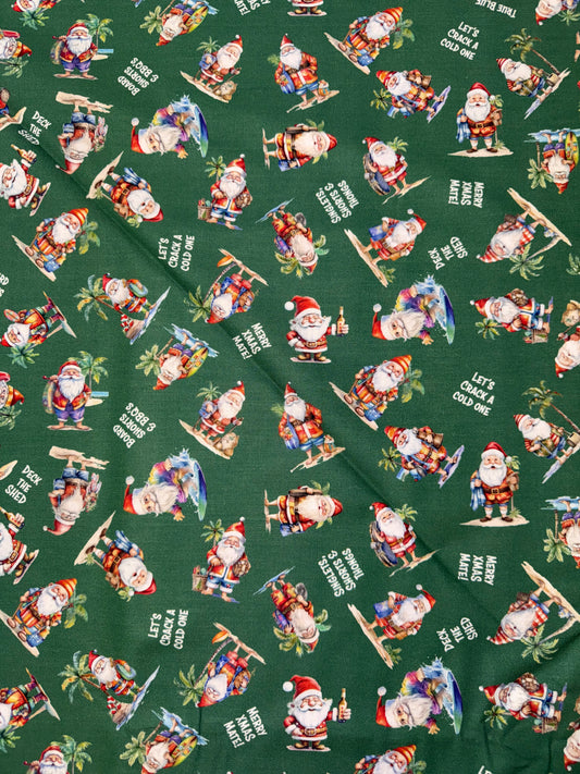Old Mate Christmas Print DV6362 Aussie Santa Fun Christmas Print