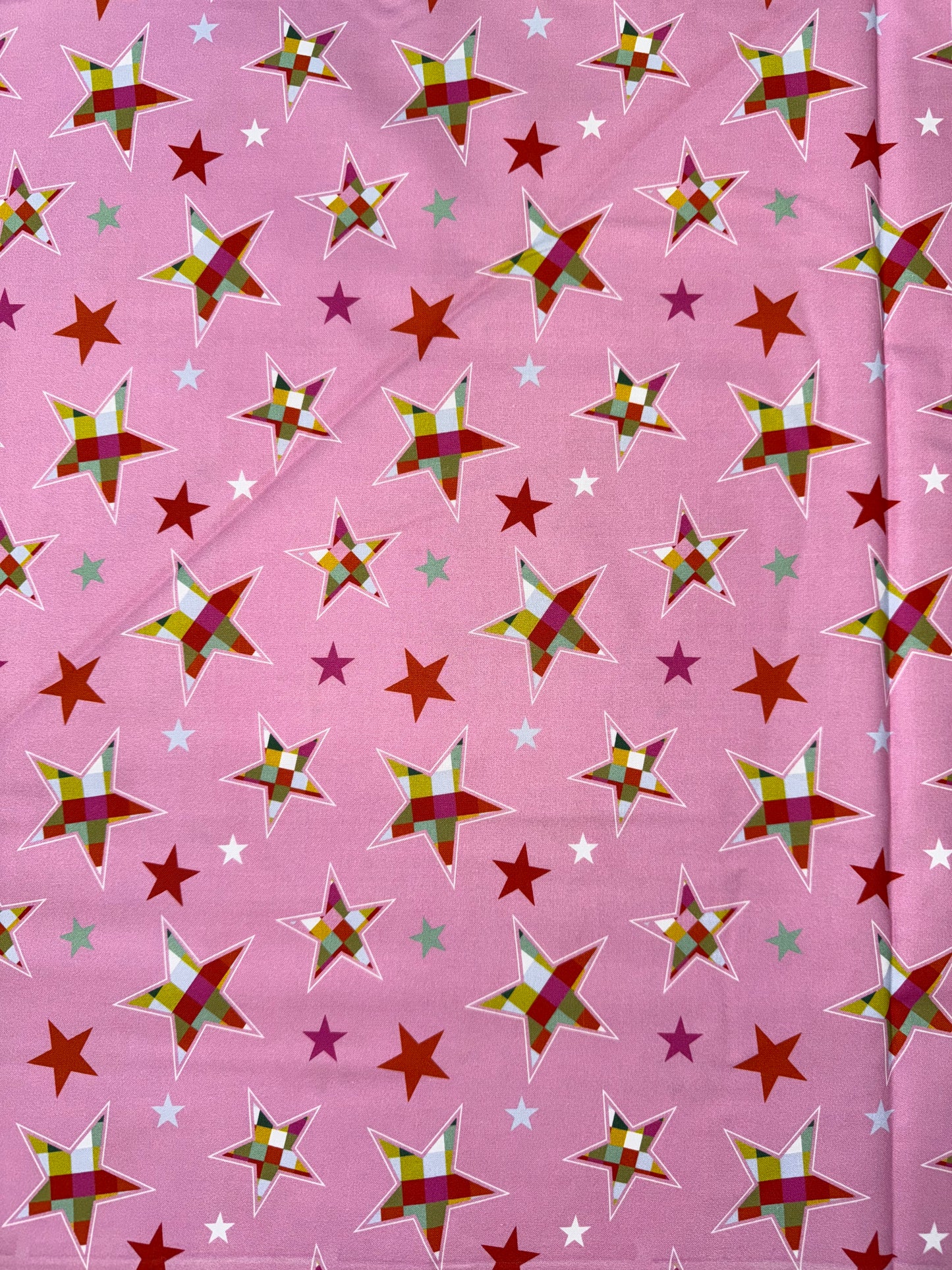 Deck the Halls DV6926 Pink with Stars