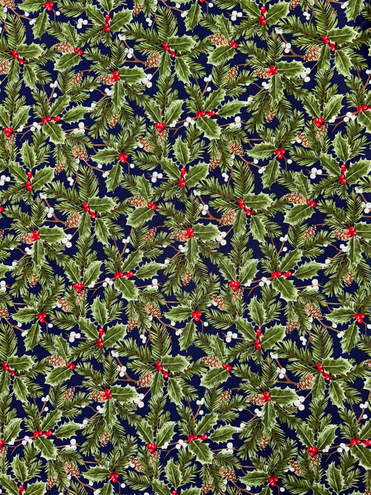 Christmas Traditions Holly leaves with Berries