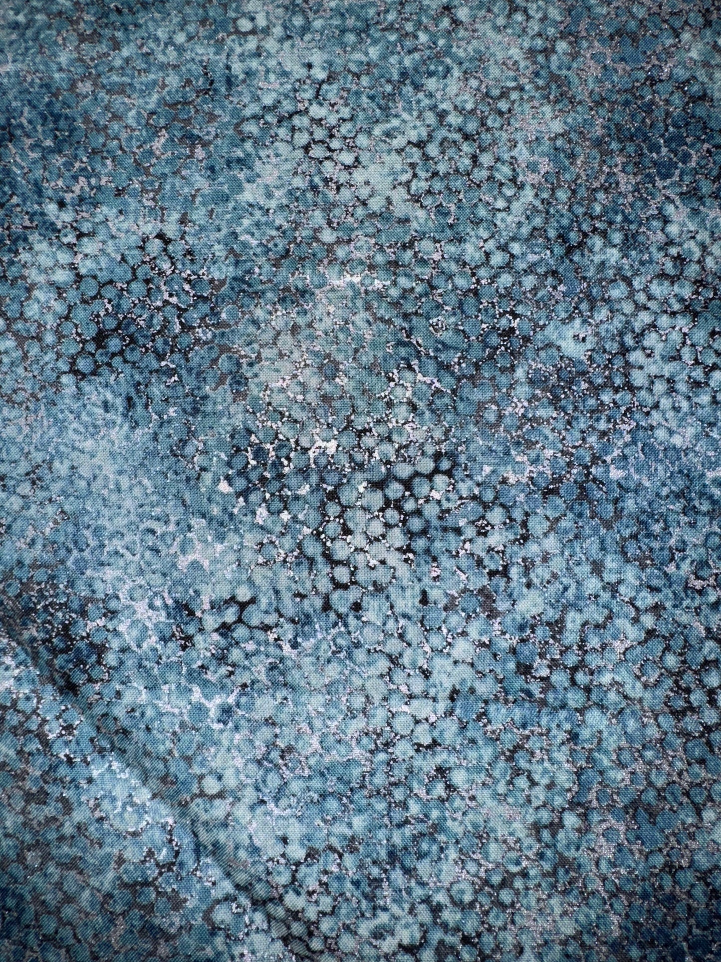Enigma Shimmer River Rocks Blue and Silver
