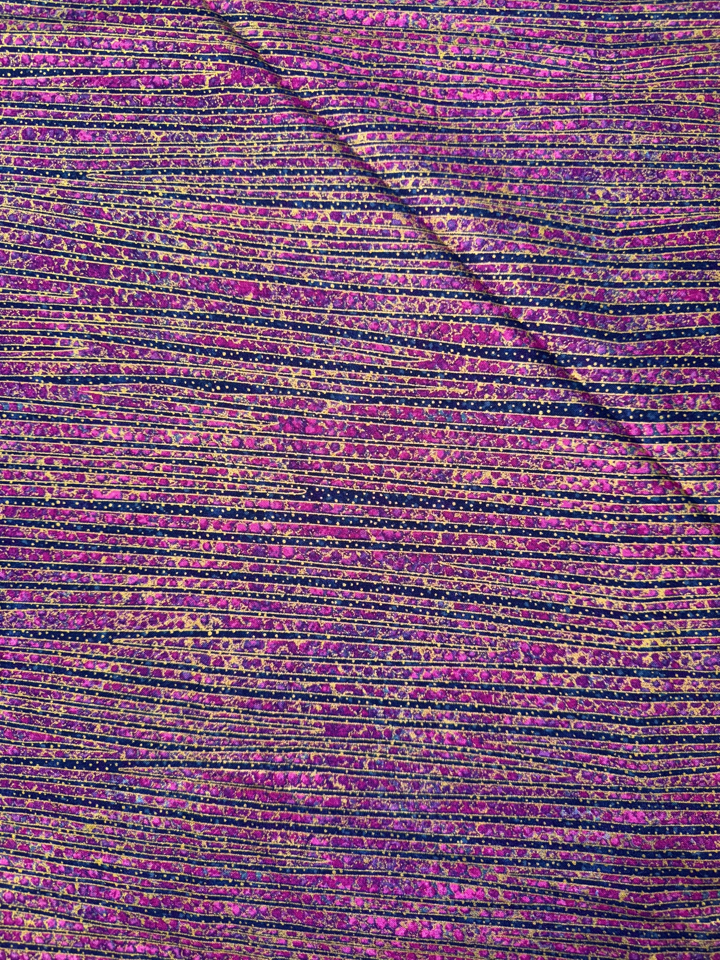 Enigma Shimmer Stripes in Purples and Gold