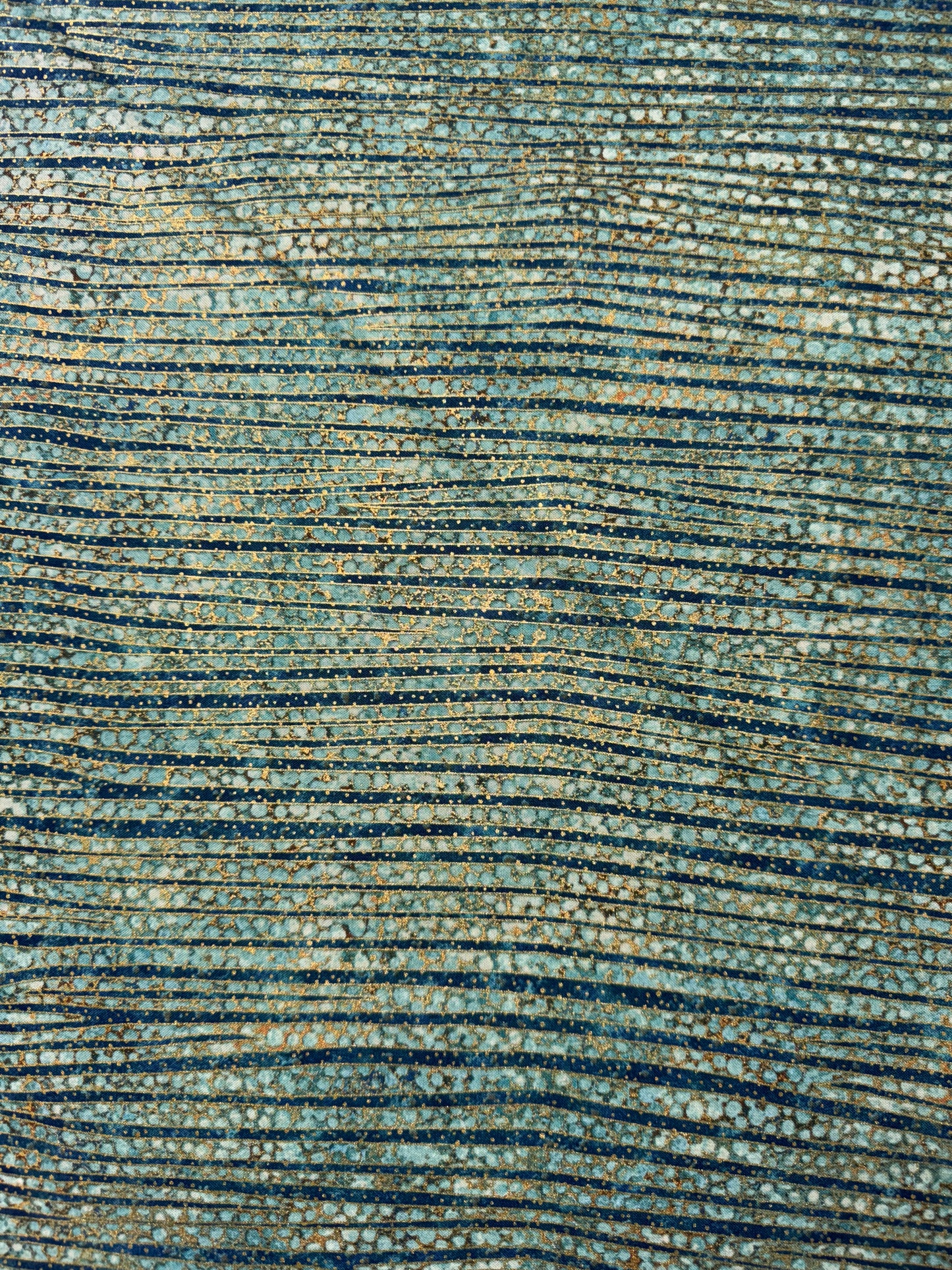 Enigma Shimmer Stripes in Green and Gold