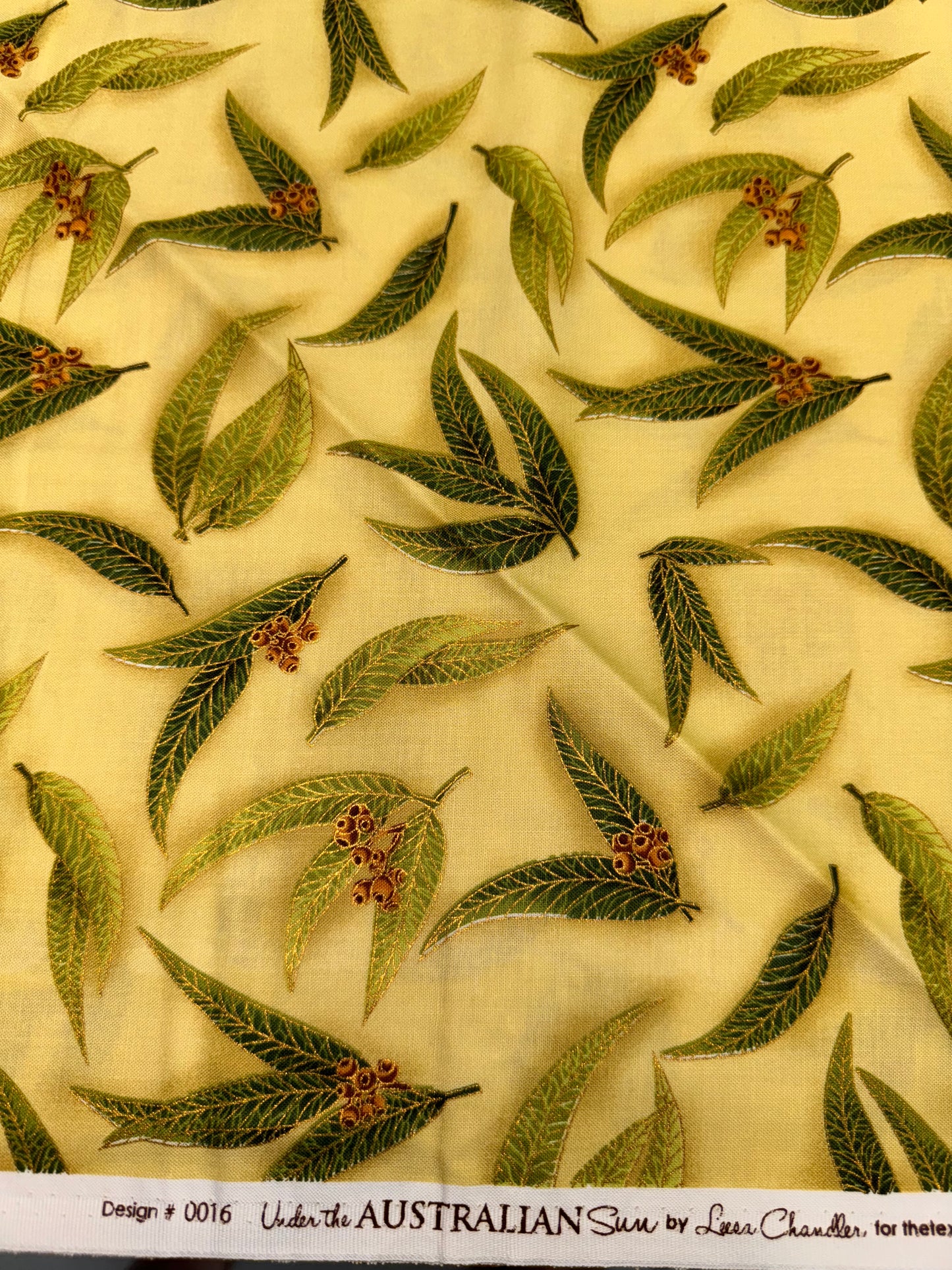 Under the Australian Sun - Gumleaves Green/Green 6m available