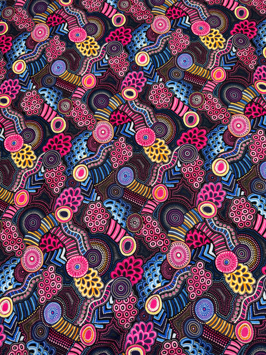 Gondwana in Pink and Blue